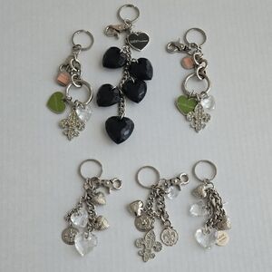 Kathy Van Zeeland Charm Keychains - Set Of 5